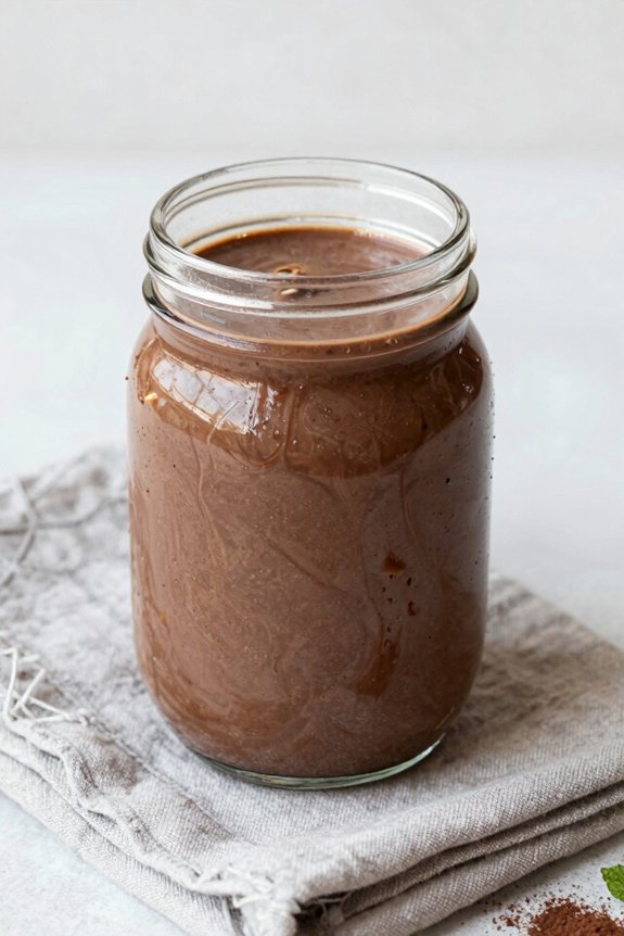 delicious chocolate peanut butter smoothie