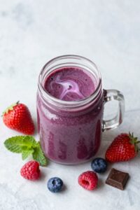 delicious fruit blend drink