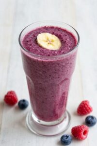 delicious fruit blend smoothie