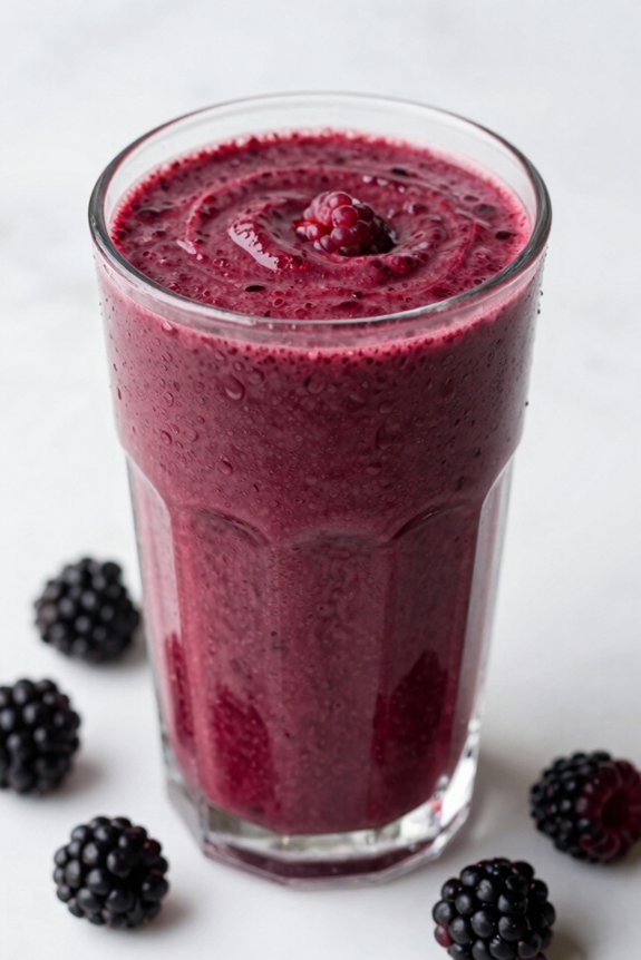 delicious mixed berry smoothie