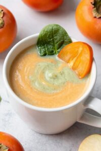 delicious persimmon apple smoothie