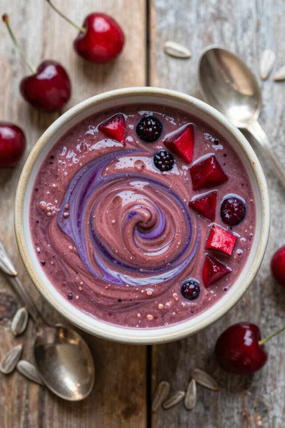 delicious sunflower infused smoothie