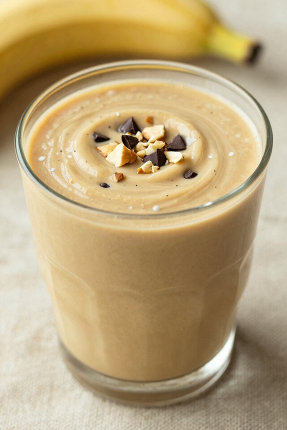 easy creamy banana smoothie