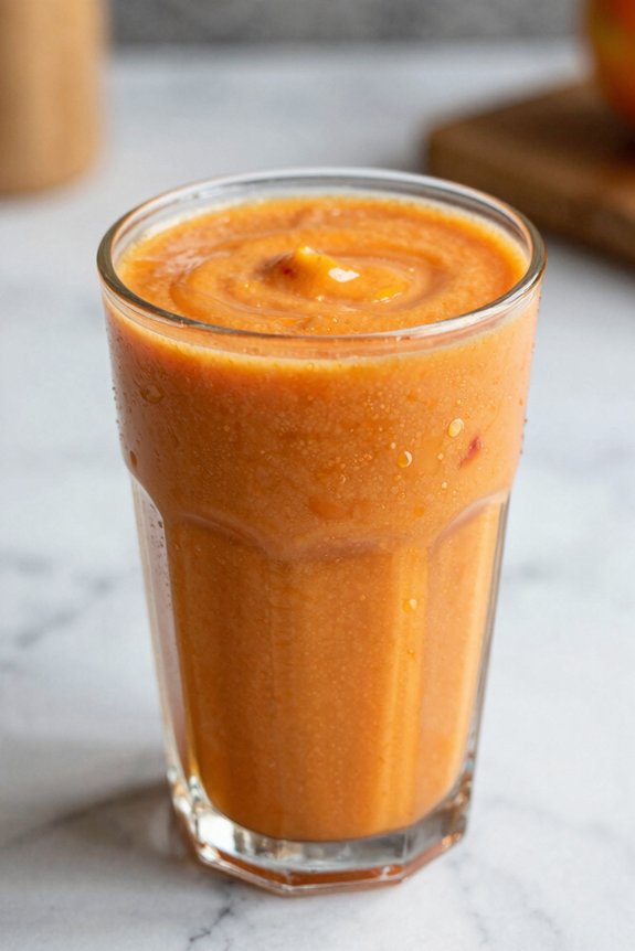 energizing apple carrot smoothie