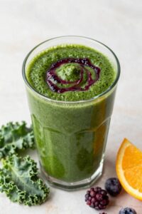 energizing vibrant green smoothie