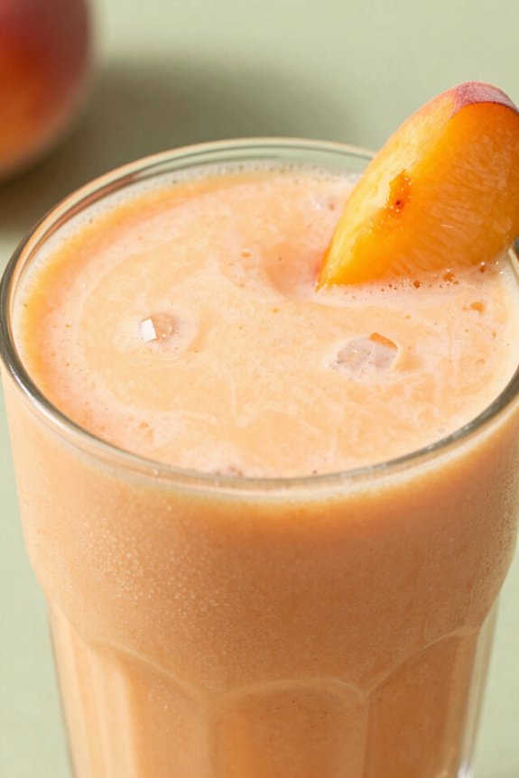 foolproof creamy peachy smoothie