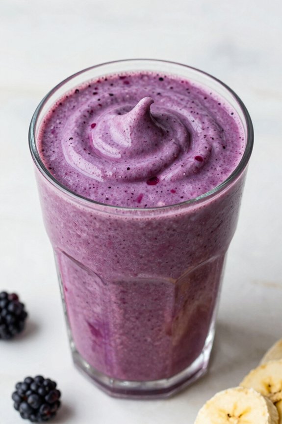 frozen berry banana blend