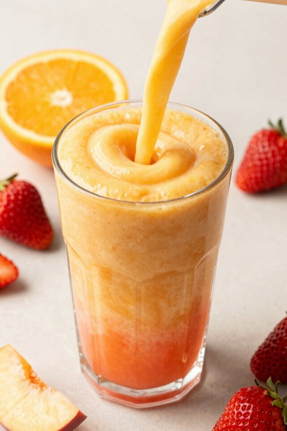 fruit smoothie with banana