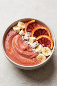 fruity beverage with blood