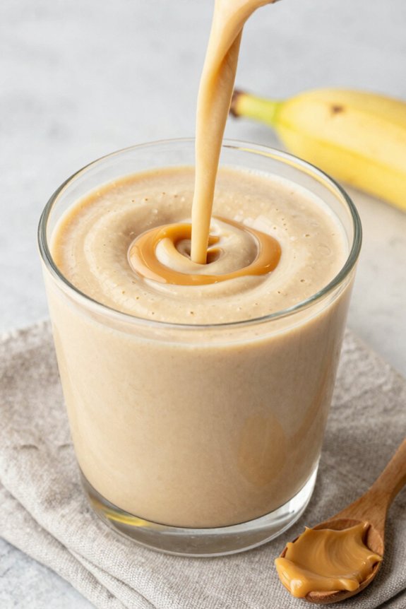 gentle banana protein smoothie