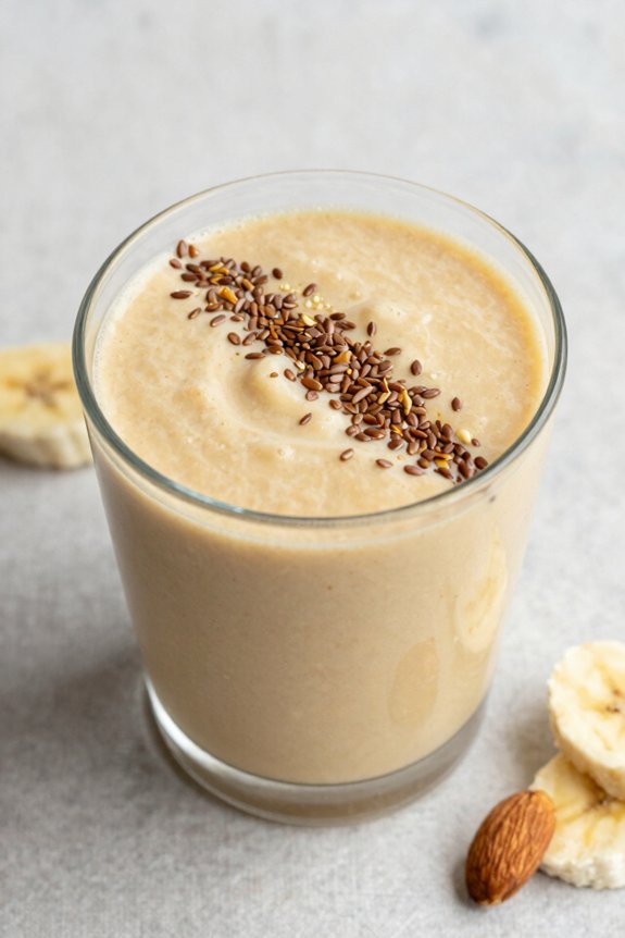 healthy banana almond blend