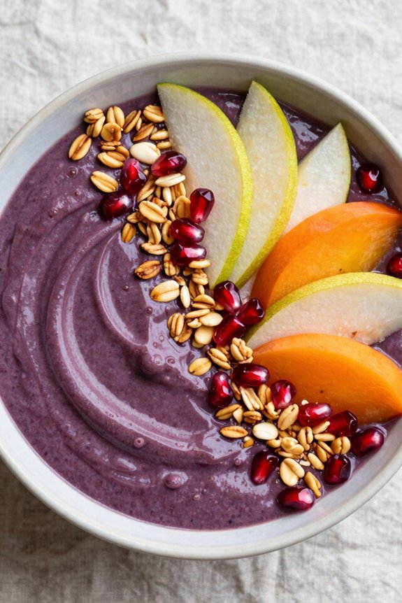 healthy berry smoothie bowl