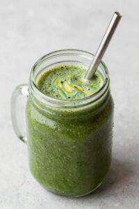 healthy blended fruit drink