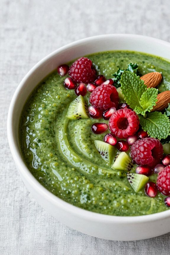 healthy green smoothie blend