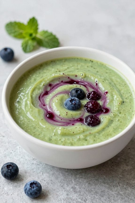 healthy green tea smoothie