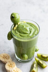 healthy green turtle smoothie