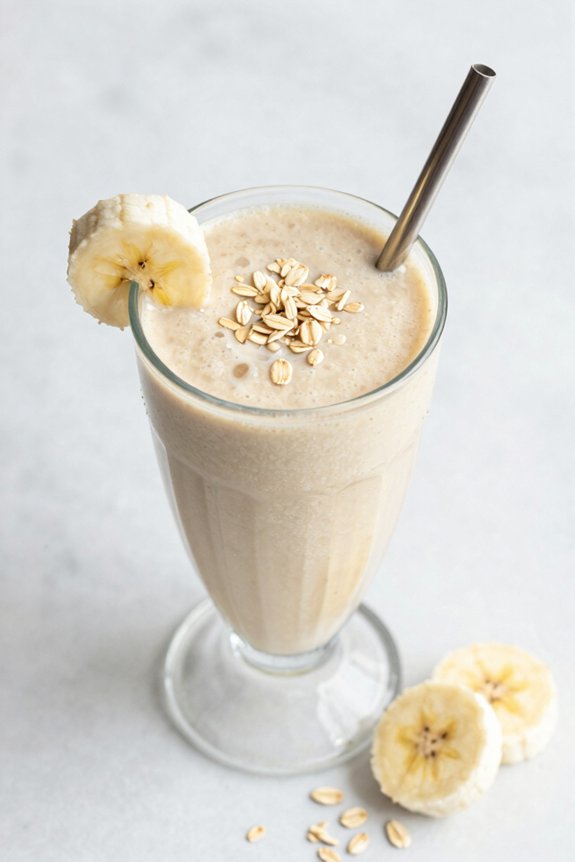 healthy oat bran smoothie