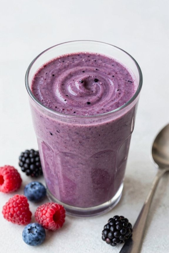 healthy smoothie with fiber