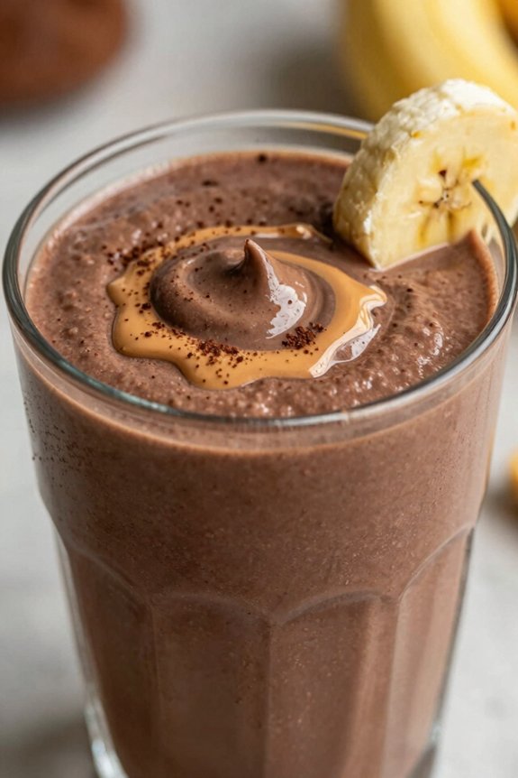 layering ingredients for smoothie