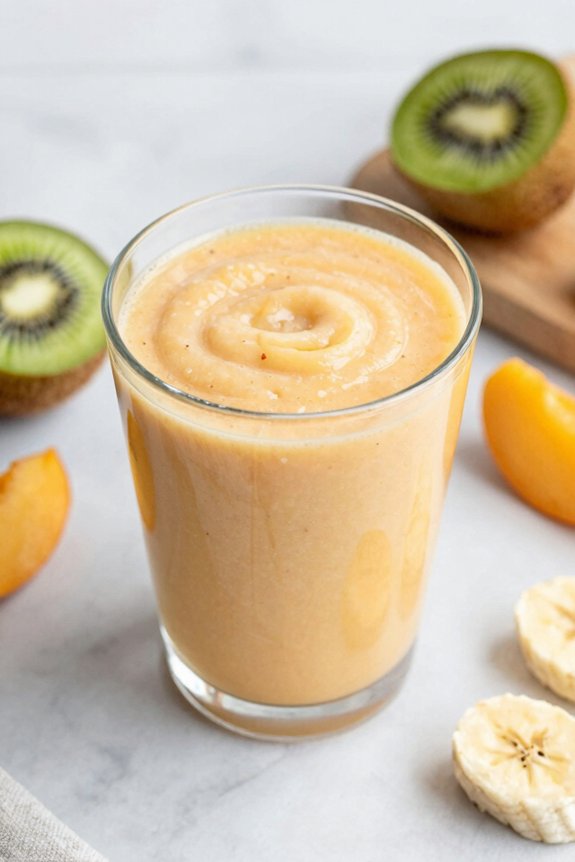 nutritious blended fruit beverage