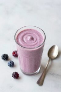 nutritious blended morning beverage