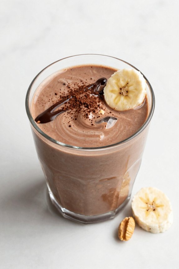nutty chocolate smoothie blend