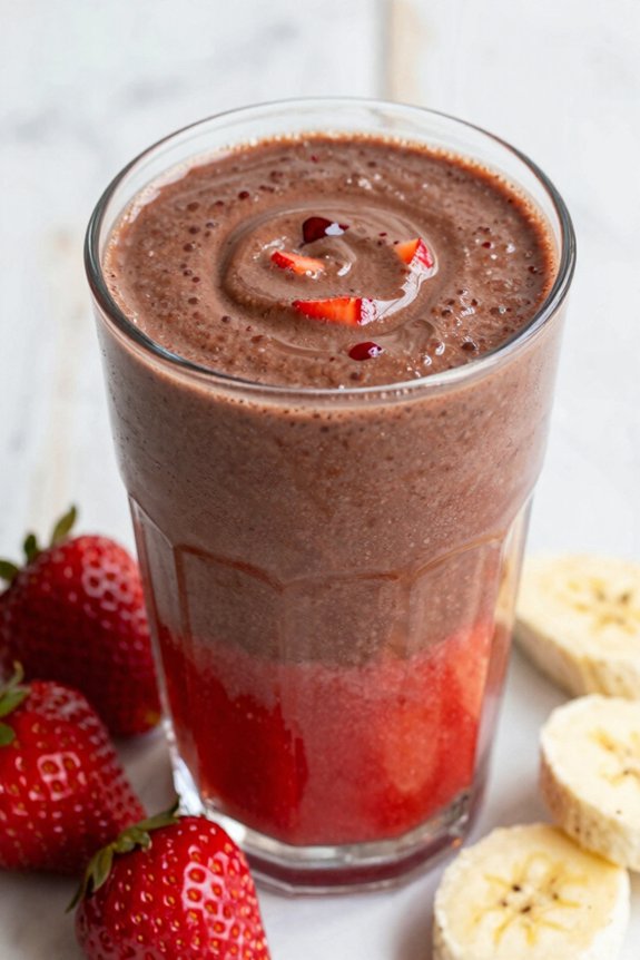 oprah s strawberry chocolate smoothie