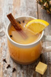 pineapple smoothie with warmth