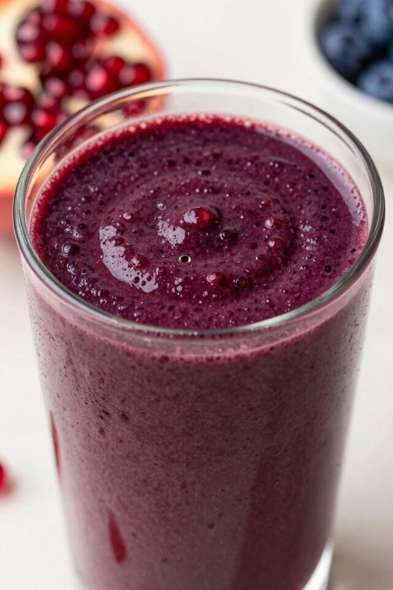 pomegranate blueberry smoothie recipe