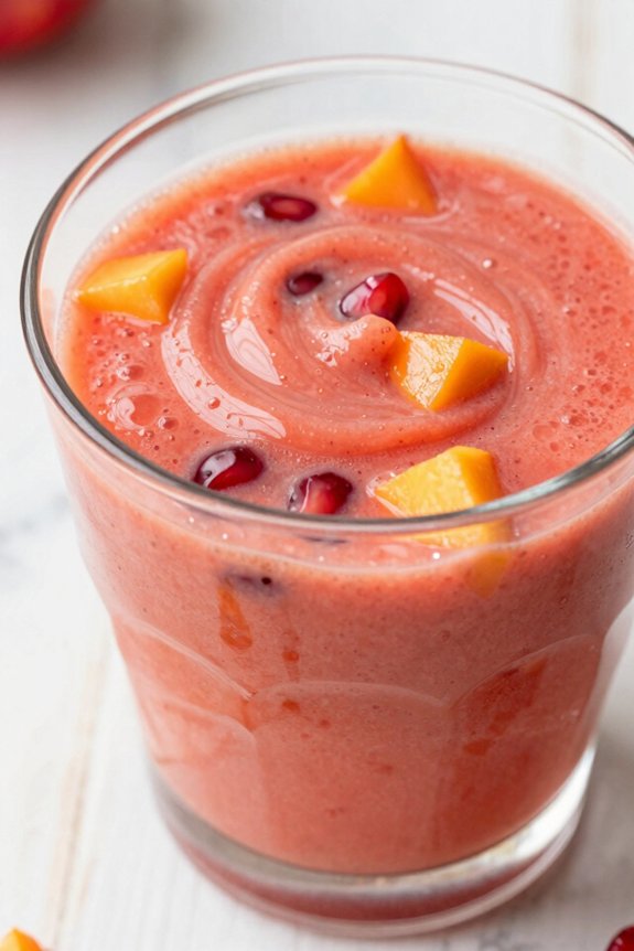 pomegranate paradise smoothie recipe