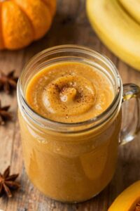 pumpkin banana pie smoothie
