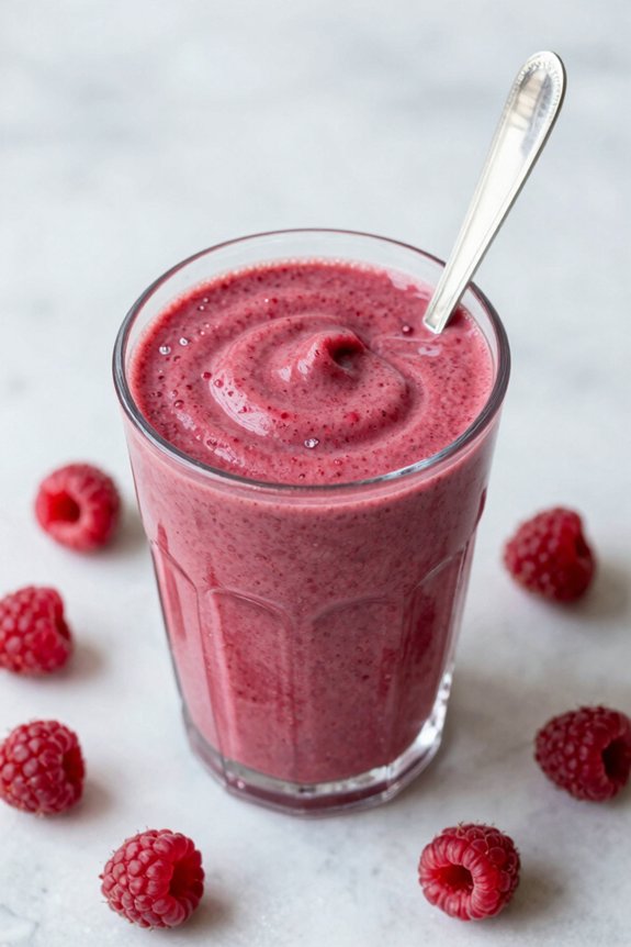 raspberry protein smoothie recipe