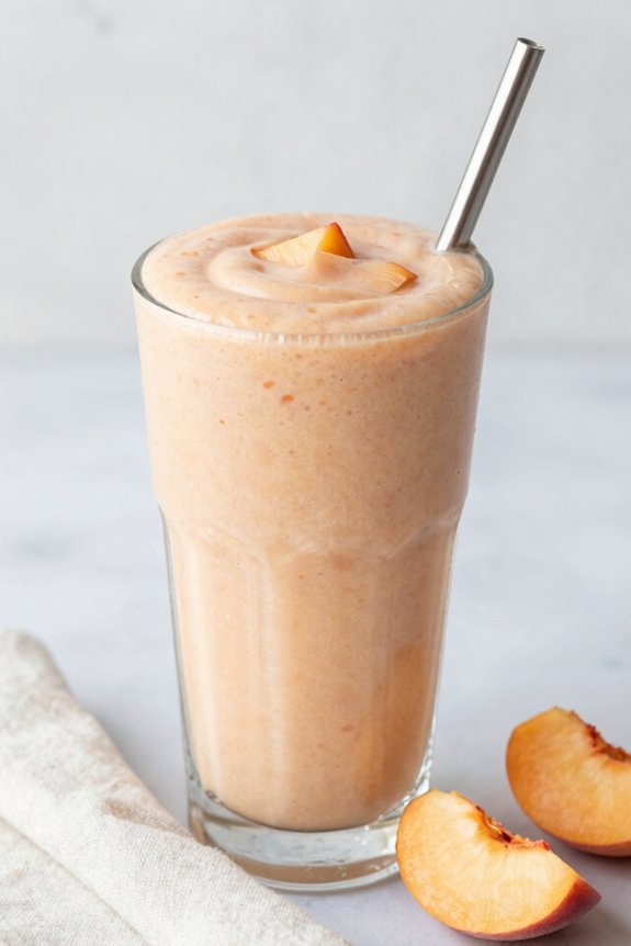 refreshing peach beverage delight