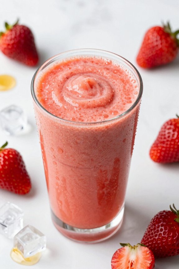 refreshing strawberry smoothie blend