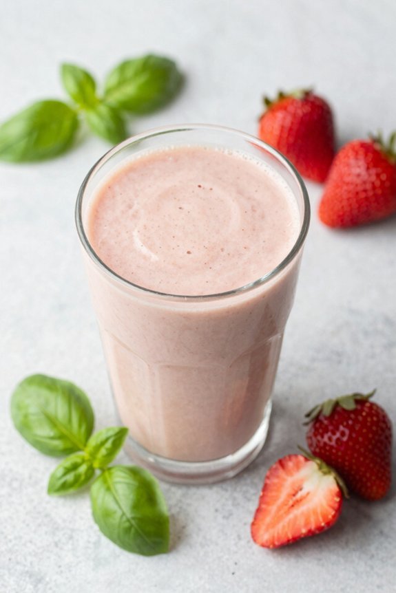 refreshing strawberry smoothie blend