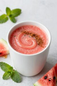 refreshing watermelon yogurt smoothie