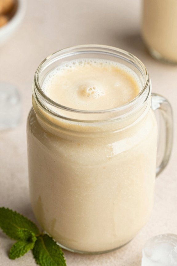 smooth and creamy protein smoothie
