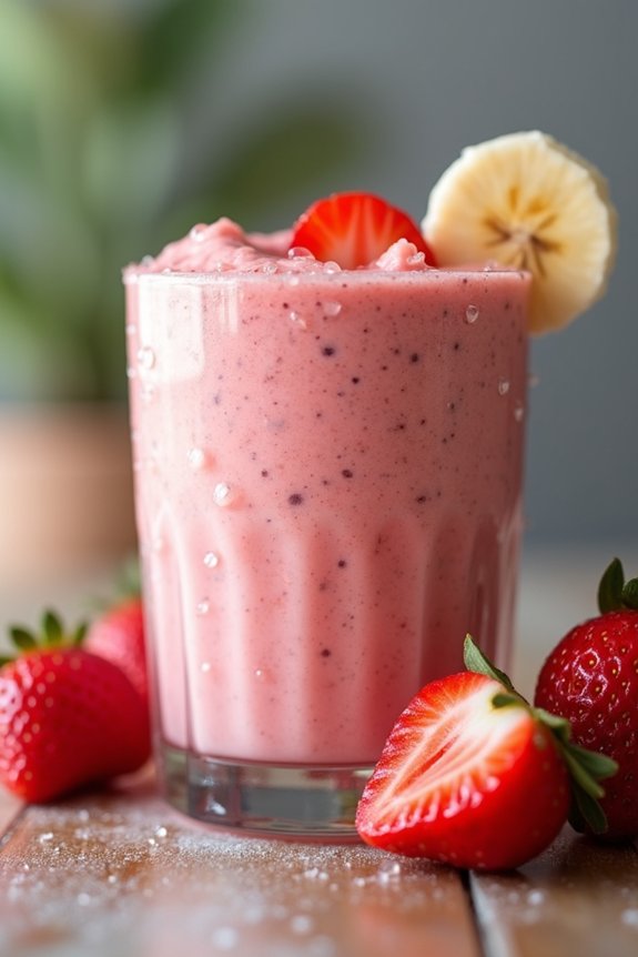 strawberry banana smoothie ingredients