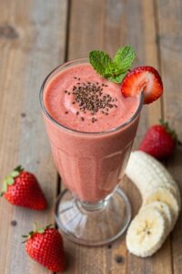 strawberry banana smoothie recipe