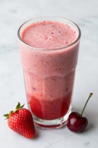strawberry cherry smoothie delight