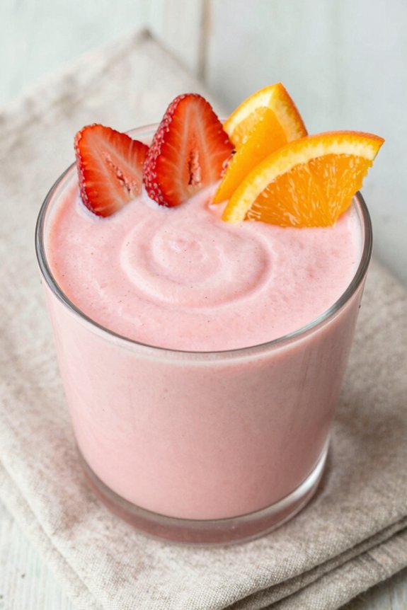 strawberry passion fruit smoothie