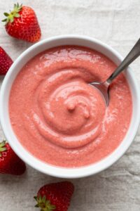 super thick strawberry smoothies