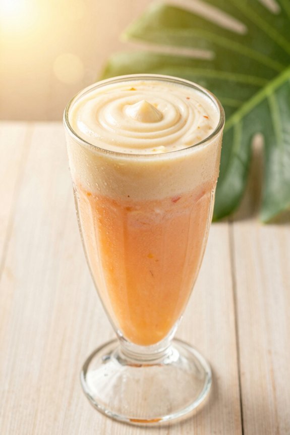 tropical banana nectarine smoothie recipe