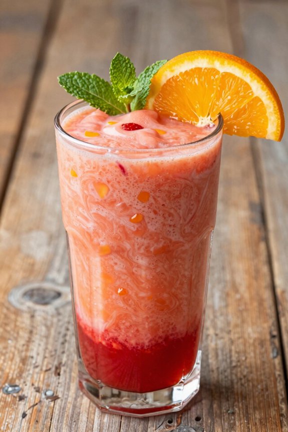 tropical blend of flavors