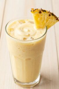 tropical fruit breakfast smoothie