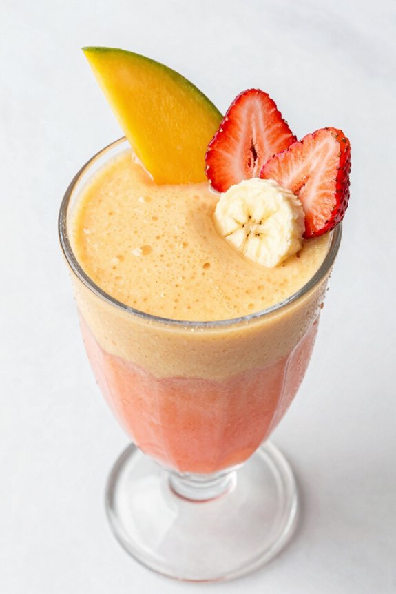 tropical fruit smoothie recipe