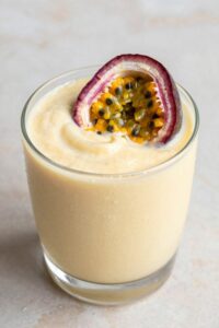 tropical fruit yogurt smoothie