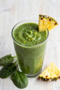 tropical green energy smoothie