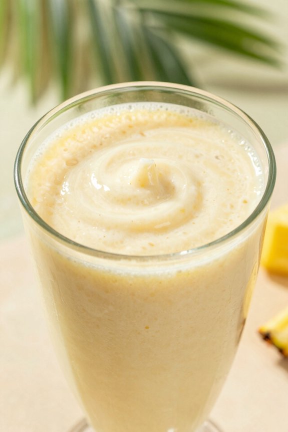 tropical pina colada smoothie
