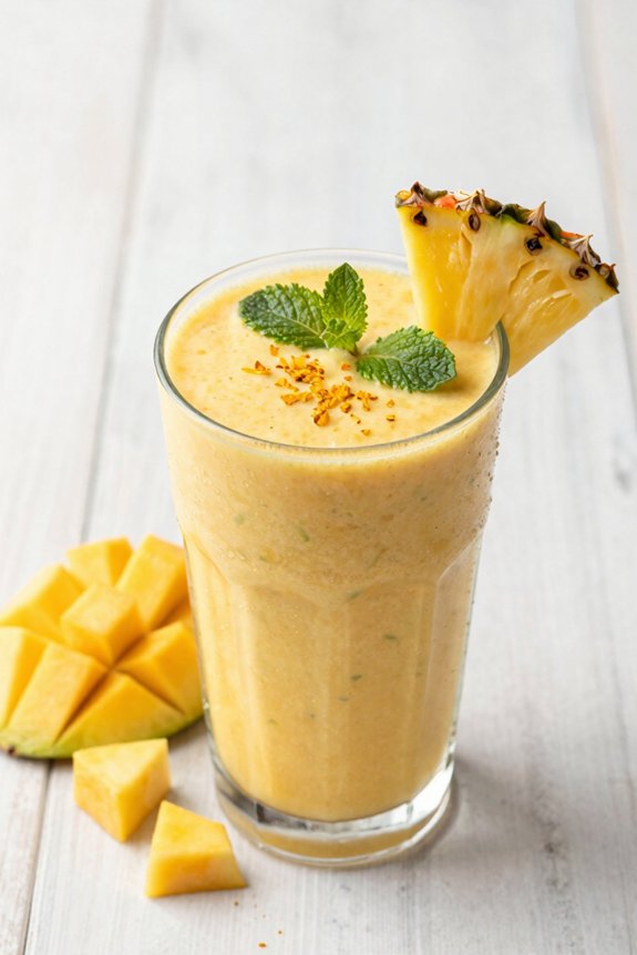 tropical smoothie for slimming